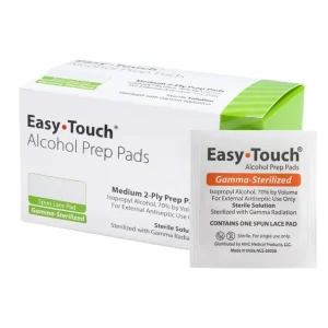 Gamma Sterilized Alcohol Prep Pads Pack of 10